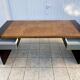 1970s lacquer and leather desk