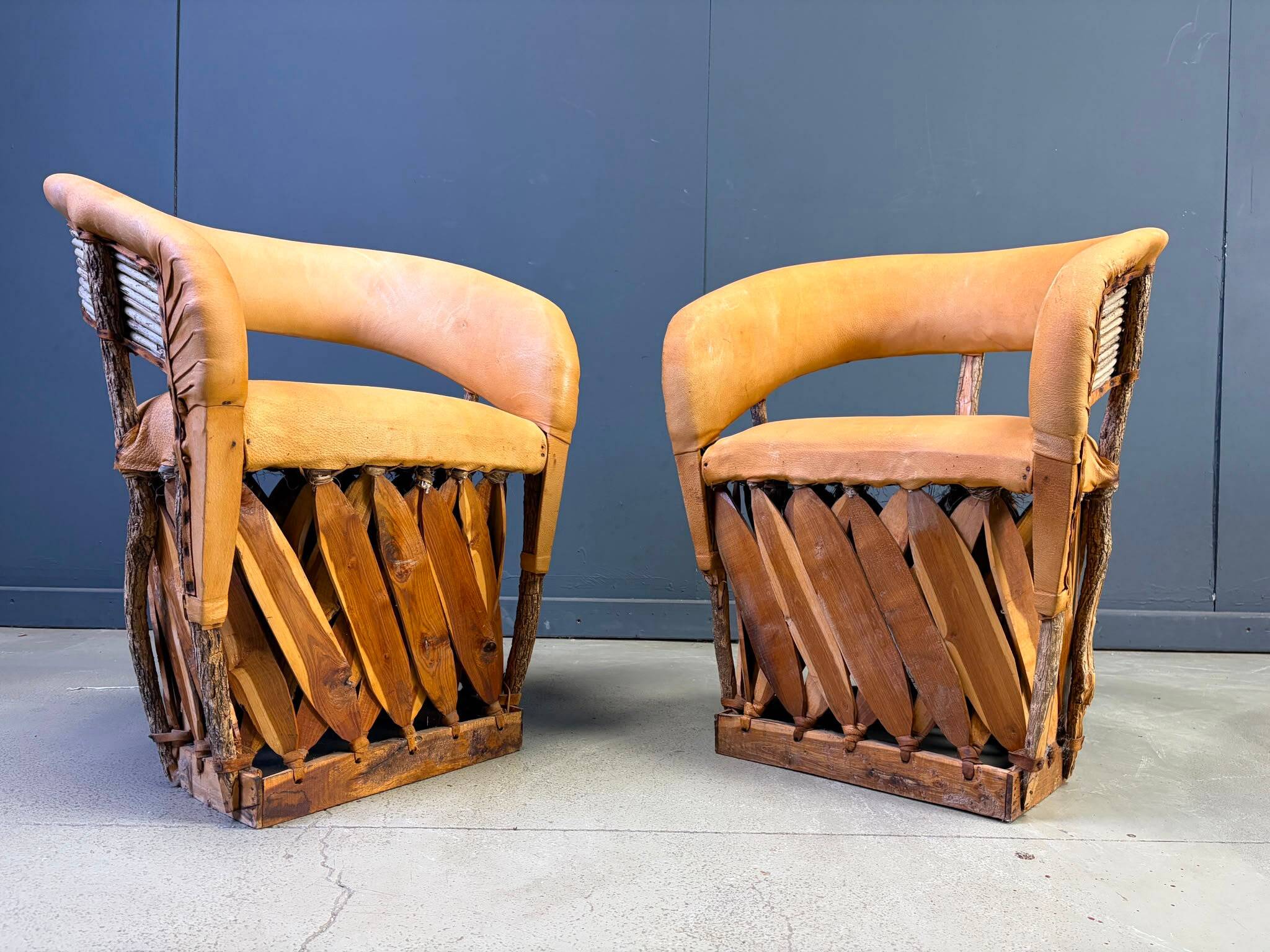 Paire de chaises Equipale mexicaines, années 1970