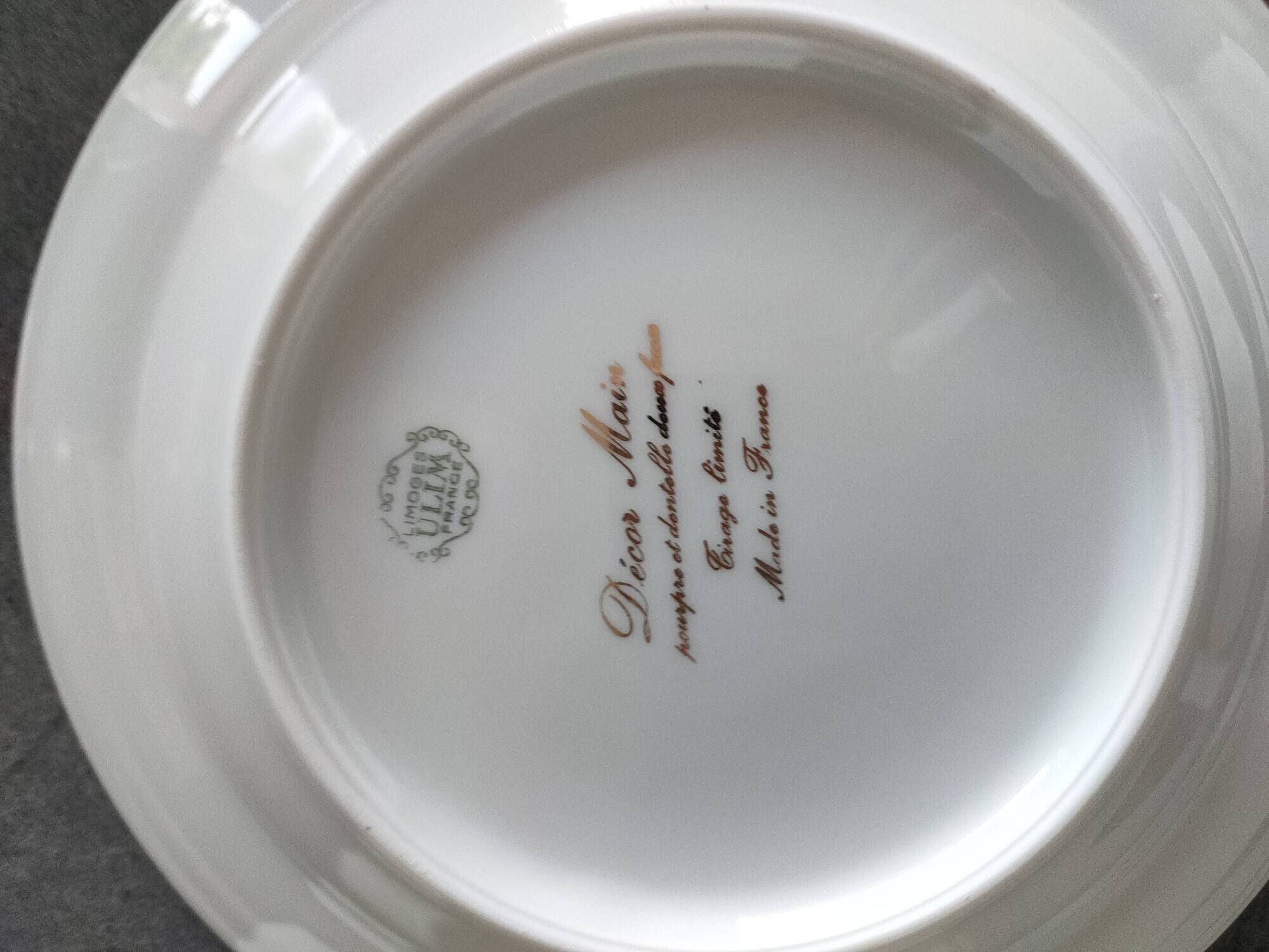 Service complet porcelaine de Limoges, marque Ulim