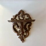 Farm wooden wall shelf