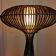 Pair of rattan floor lamps C1970