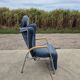 vintage memphis style Skipper relax chair Bonaldo 1980s postmodern