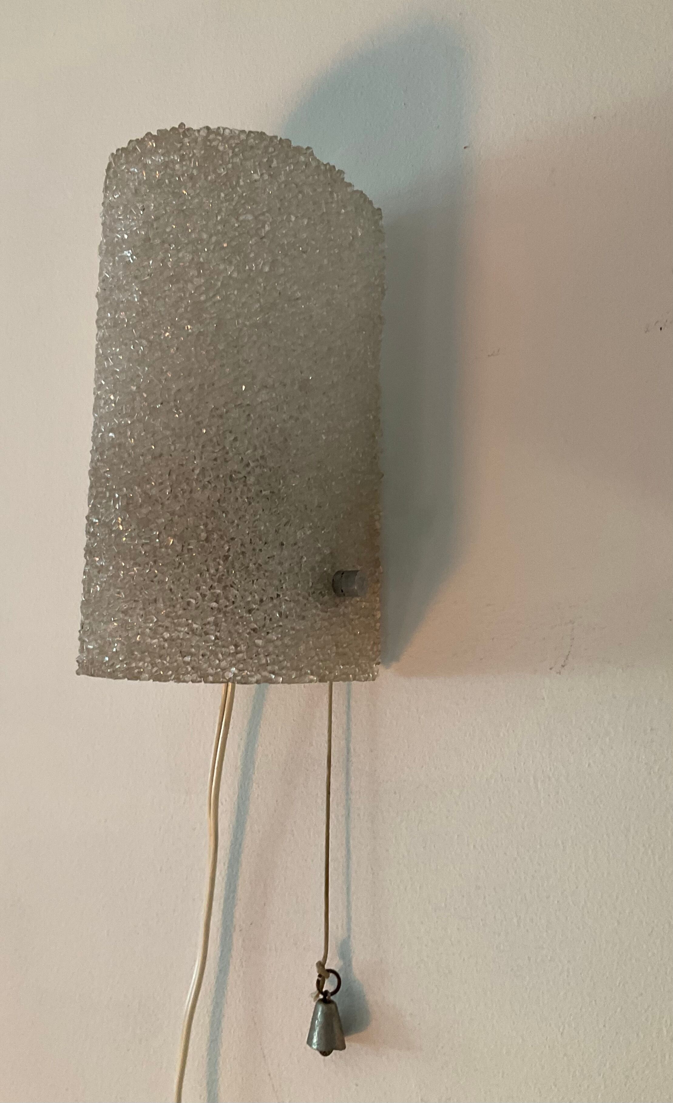 Vintage perspex wall lamp from the 60s-70s