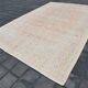9x13 Blush Pink Vintage Persian Rug, Handmade Luxury Decor, 283x408 Cm