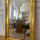 Antique mirror gilded with gold leaf 76cmx160cm