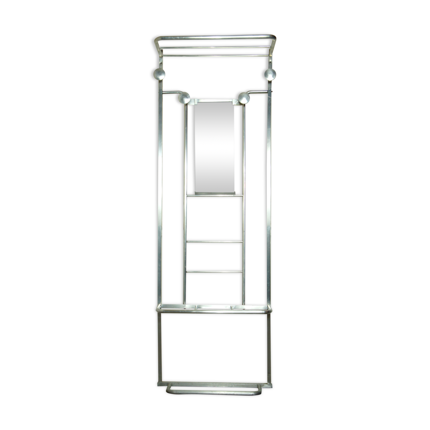 Coat rack wardrobe art deco tinplate 1930