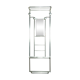 Coat rack wardrobe art deco tinplate 1930