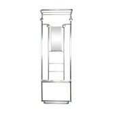 Coat rack wardrobe art deco tinplate 1930