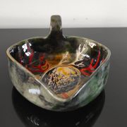 Vintage handmade dish/trinket bowl - signed Marie Louise Impe