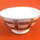 Antique ceramic bowl on a pedestal, faceted model