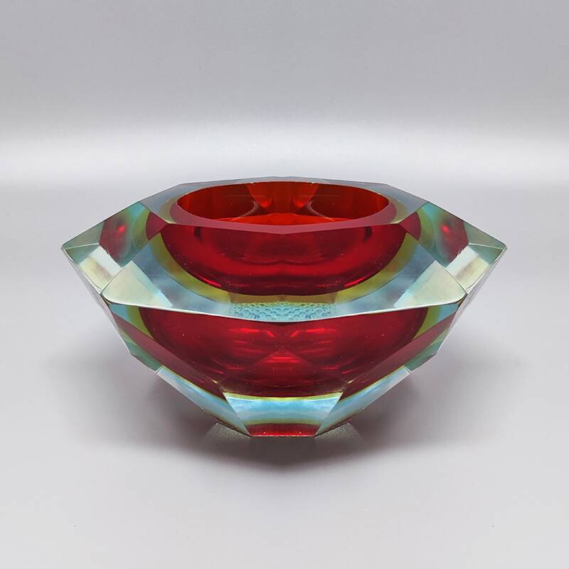 Étonnant grand cendrier ou fourre-tout des années 1960 par Flavio Poli pour Seguso