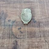 Brass owl pocket tray