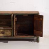 Antique wabi sabi style low cabinet (c.1900)