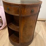 Swivel English bookcase