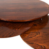 Coffee table with four rosewood tops, 1970s