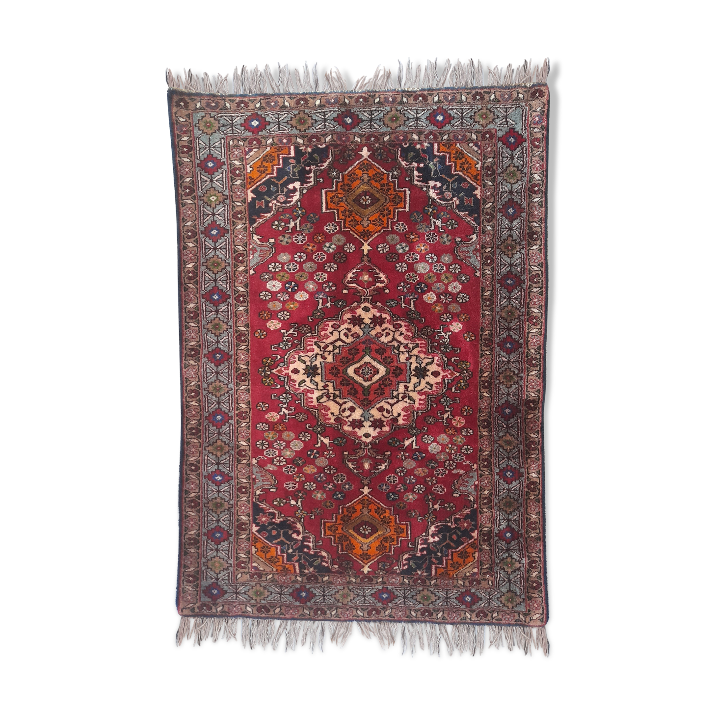 Persian carpet 166x106cm knotted hand