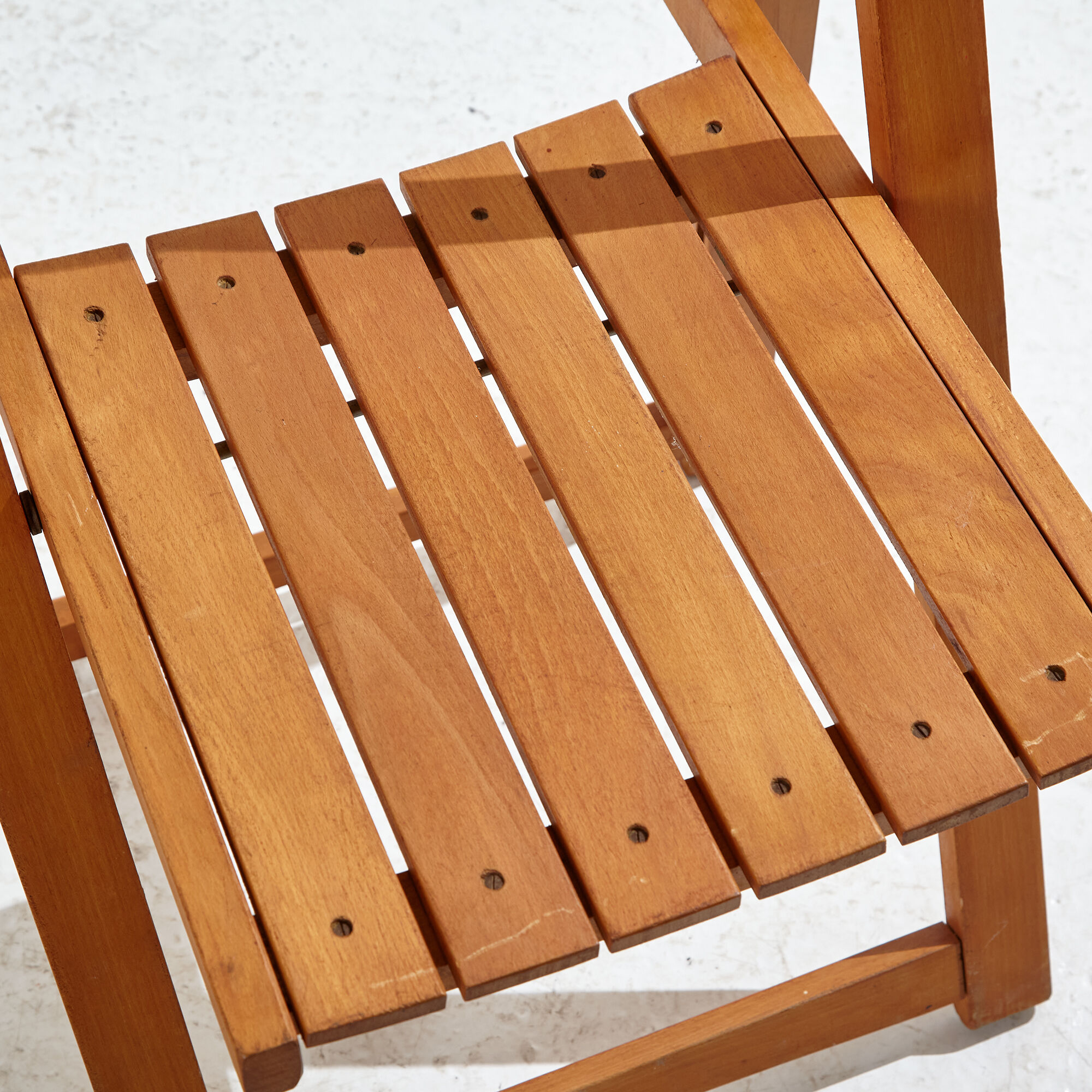 Chaises pliables en hêtre