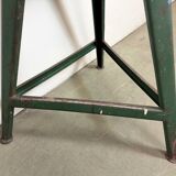 Green Industrial Workshop Stool, 1960s