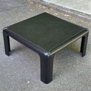 Black square Italian coffee table by Gae Aulenti for Kartell 4894