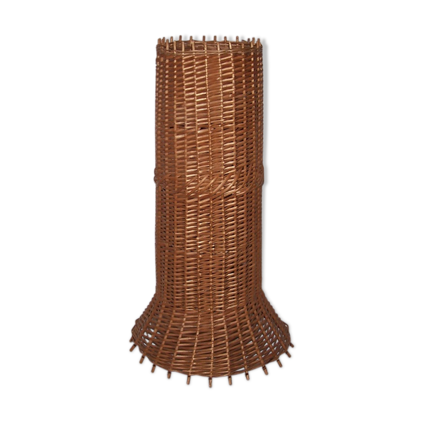 Floor lamp rattan - 50s