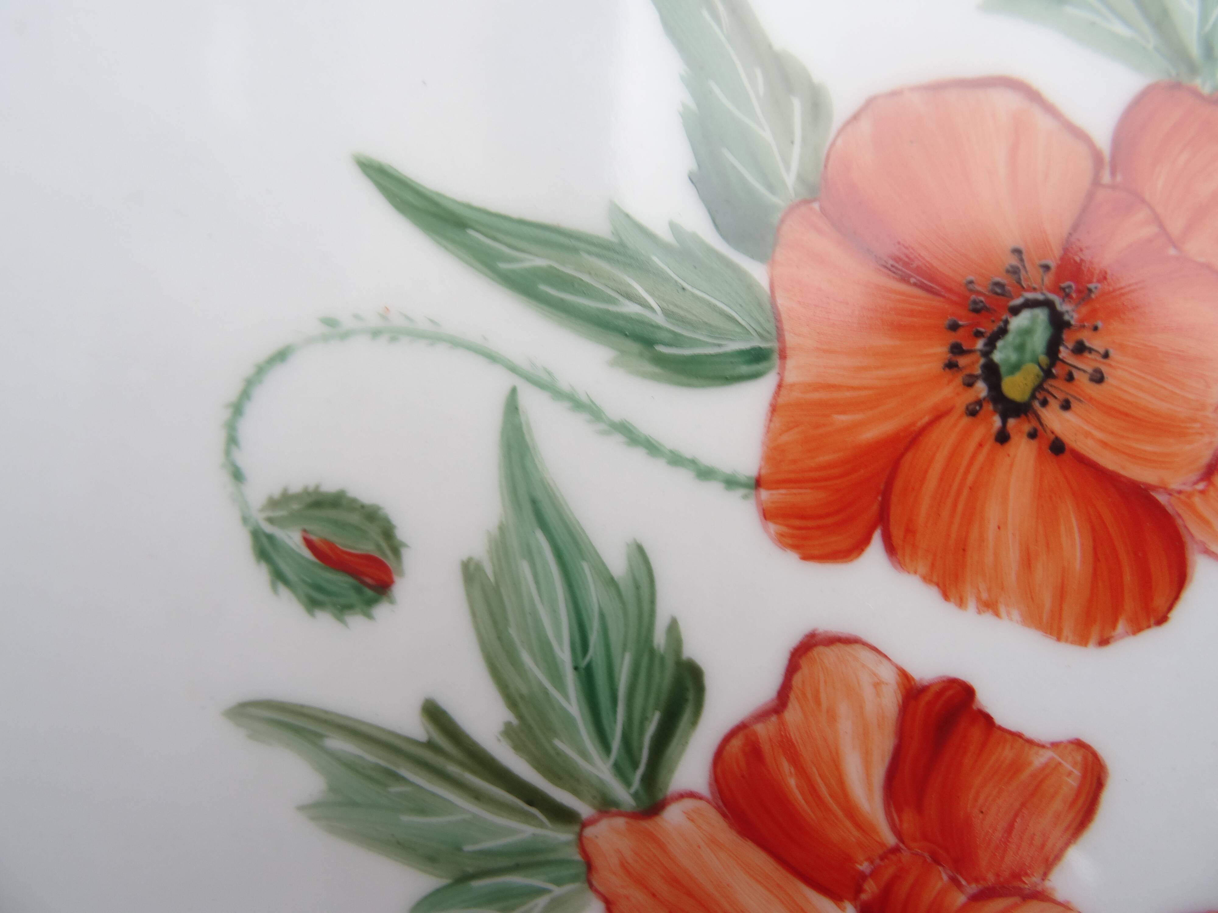 Hand-painted pie dish