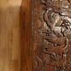 Chinese chest in solid camphor wood carved early 20th century