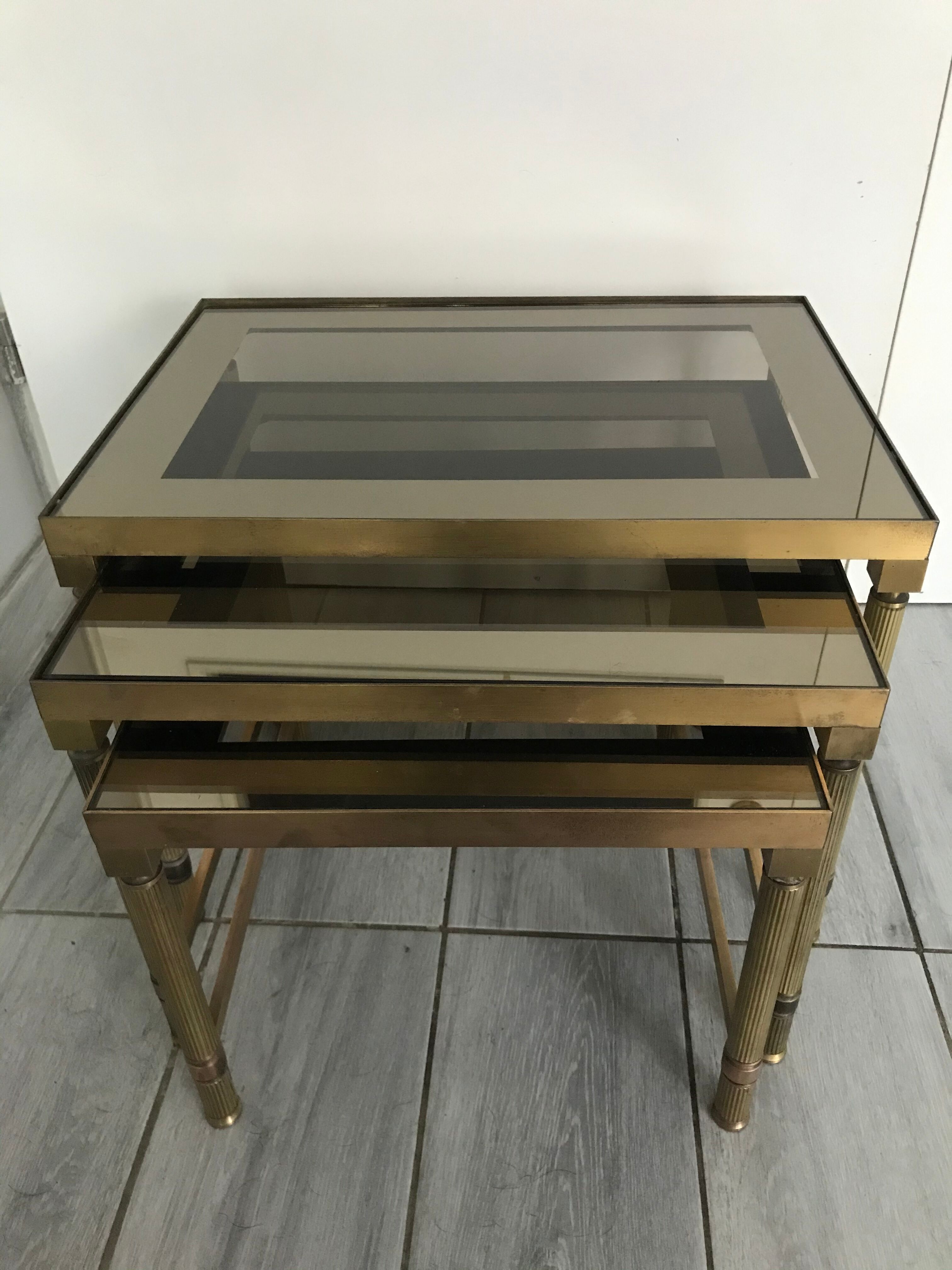 Set of 3 vintage tables