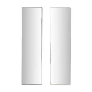 Paire de miroirs biseautés