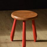 Red Elm Low Stool