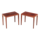 Paire de tables basses en palissandre de Severin Hansen, Danemark années 60