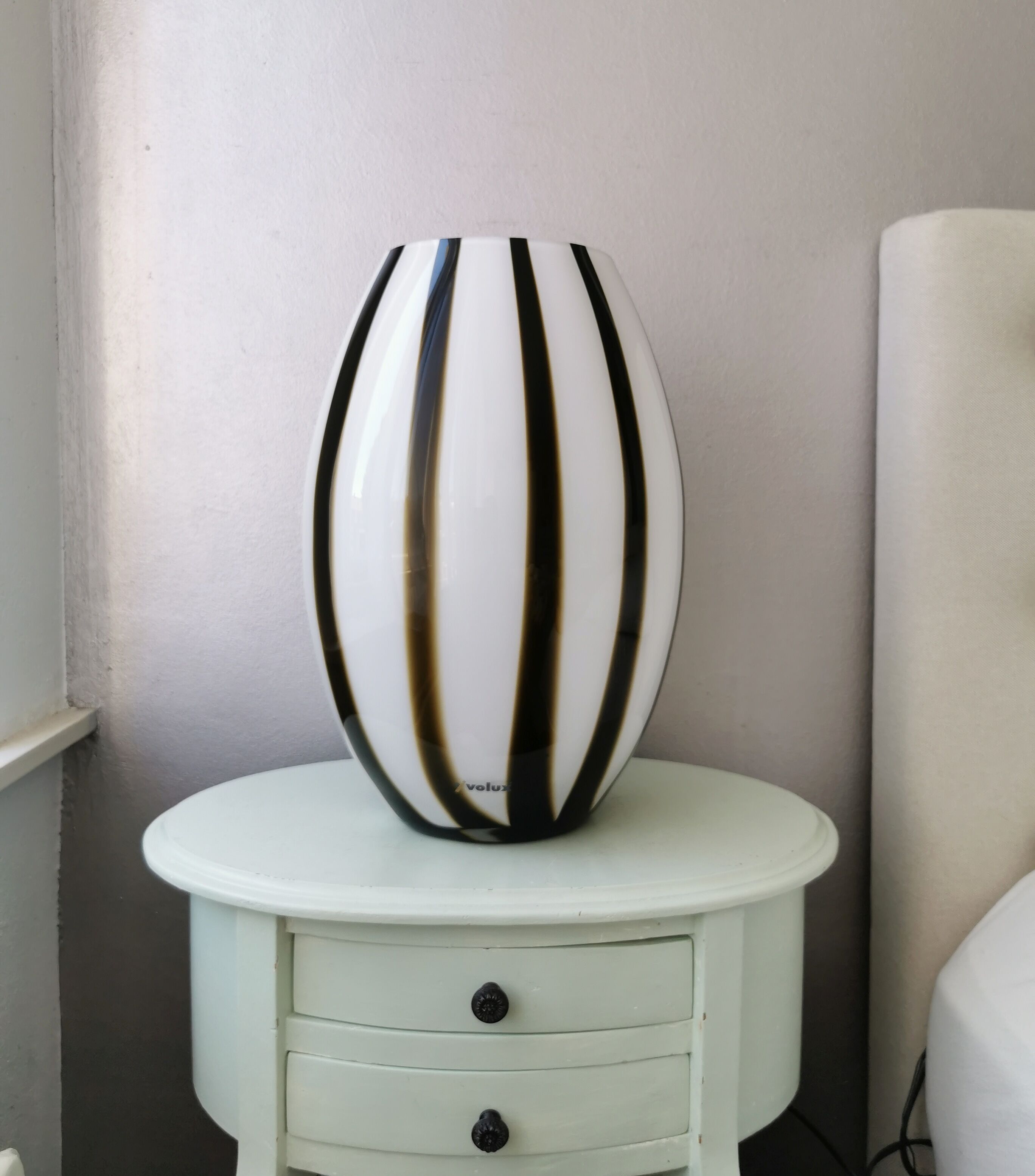 Vintage glass italian table 1980