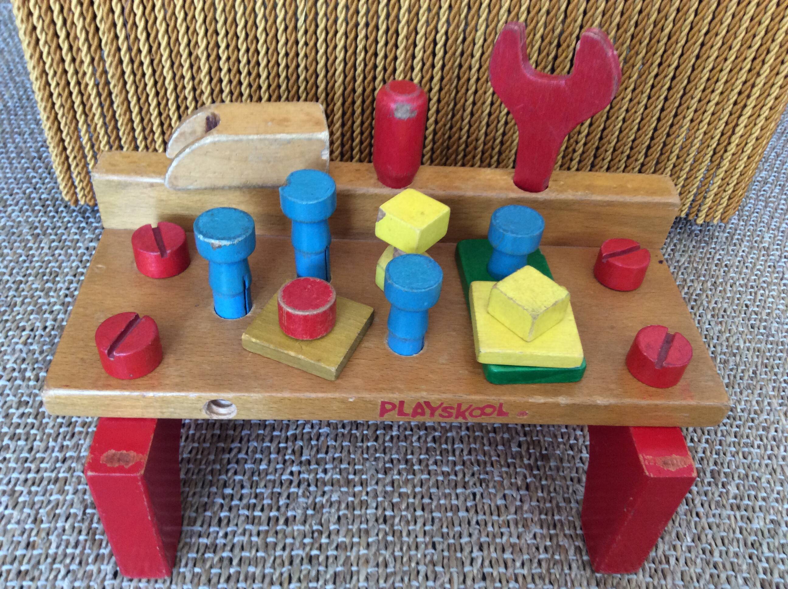 Workbench wooden toy child