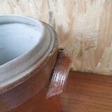 Glazed stoneware pot