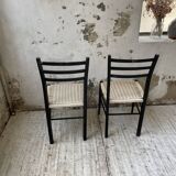 Black Italian rope chairs