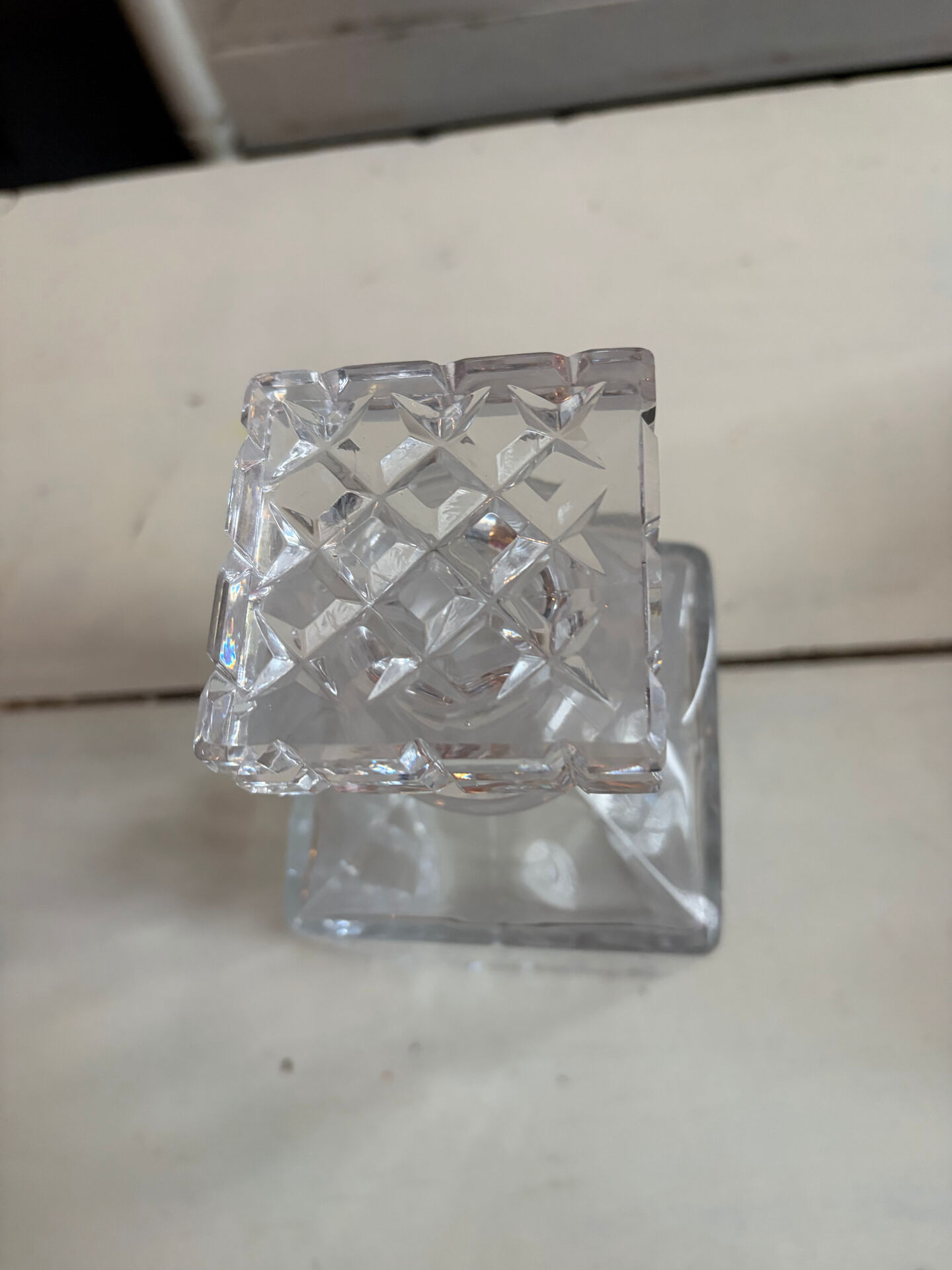 Carafe en cristal