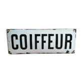 Plaque publicitaire coiffeur