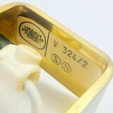 Pair of Scandinavian Polished Brass Wall Lights Model V-324 by Hans-Agne Jakobsson, Sweden, 1960s