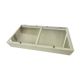Display case with double glass