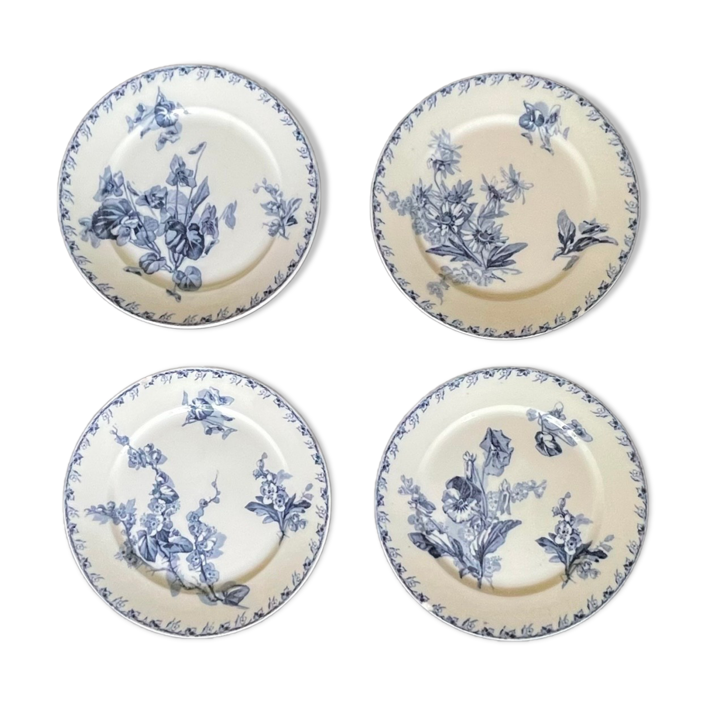 Dessert plates Sarreguemines model Stella