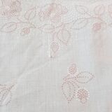 Set of 1 tablecloth and 10 powder pink towels