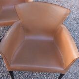 Set of 4 Vela chairs by Carlo Bartoli for Matteo Grassi