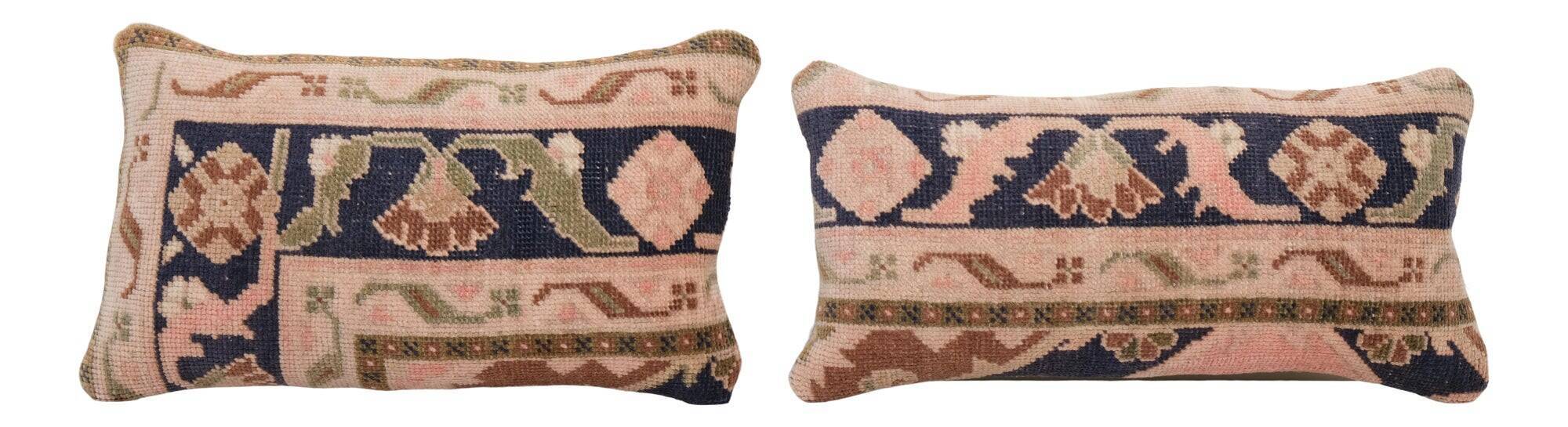 Lot de 2 housses de coussin turque vintage 51x25 cm