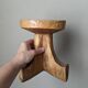 Tabouret tripode en bois Éthiopien décoration ethnique tribal