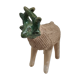 Vase picnic zoomorphic cow ceramic 70s