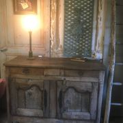 Lampe en bronze et nacre