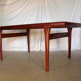 Scandinavian extendable rectangular table IB Kofod Larsen