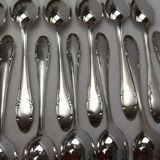 Deetjen silver plated soup spoons filet cutlery service goldsmithing