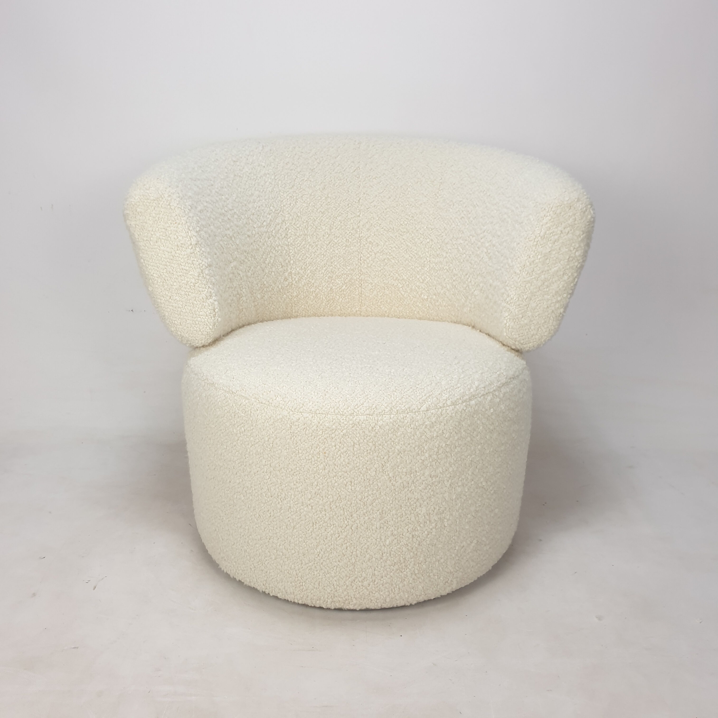 Ensemble de 2 chaises club et 1 pouf par rolf benz