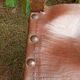 Lot 4 chaises espagnoles en cuir et bois