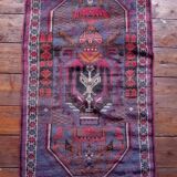 Handmade Afghan Beluch rug 138x83cm